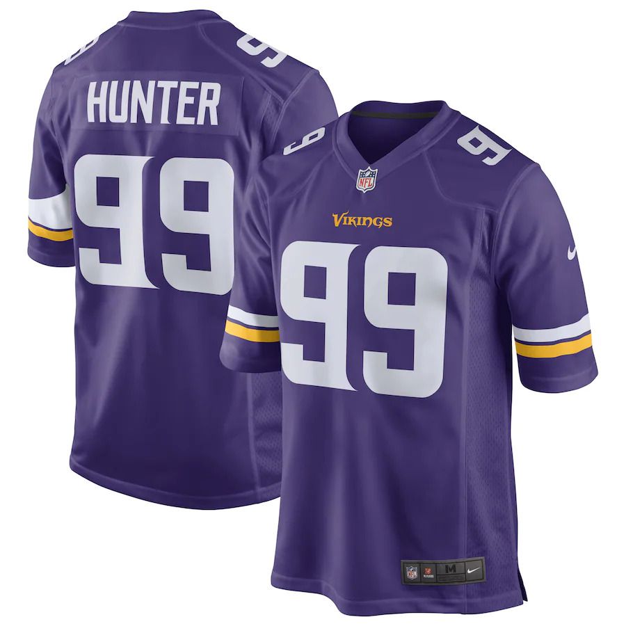 Men Minnesota Vikings #99 Danielle Hunter Nike Purple Game Player NFL Jersey